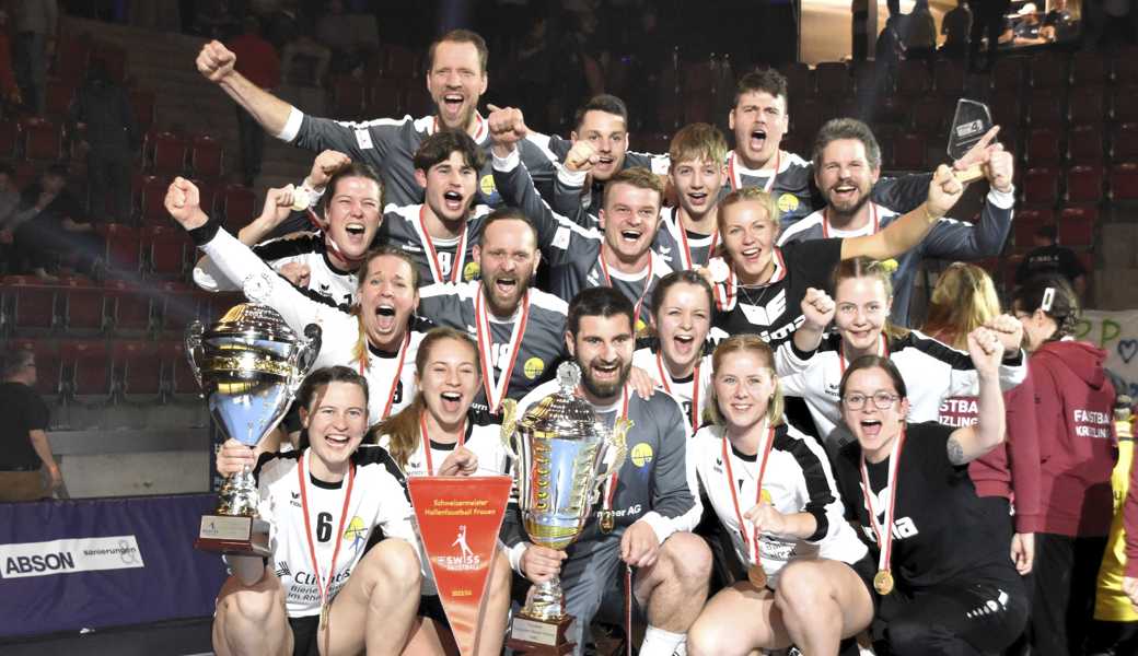 Zum ersten Mal in der Vereinsgeschichte gewinnen die Frauen und die Männer des SVD Diepoldsau-Schmitter gleichzeitig einen Schweizer Meistertitel.