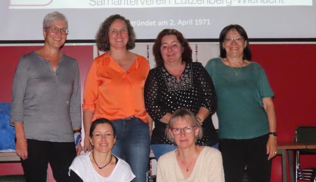 Der Vorstand (von links hinten nach vorn rechts): Carolina Hiltbrunner, Brigitte Hohl, Nicole Bischof, Cony Künzler, Bianca Züst und Ursula Richner. 