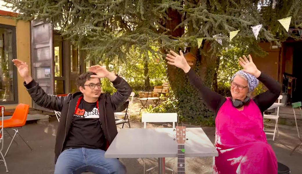 Shqipton Rexhaj und Manu Oesch im Video zu "Back Home".