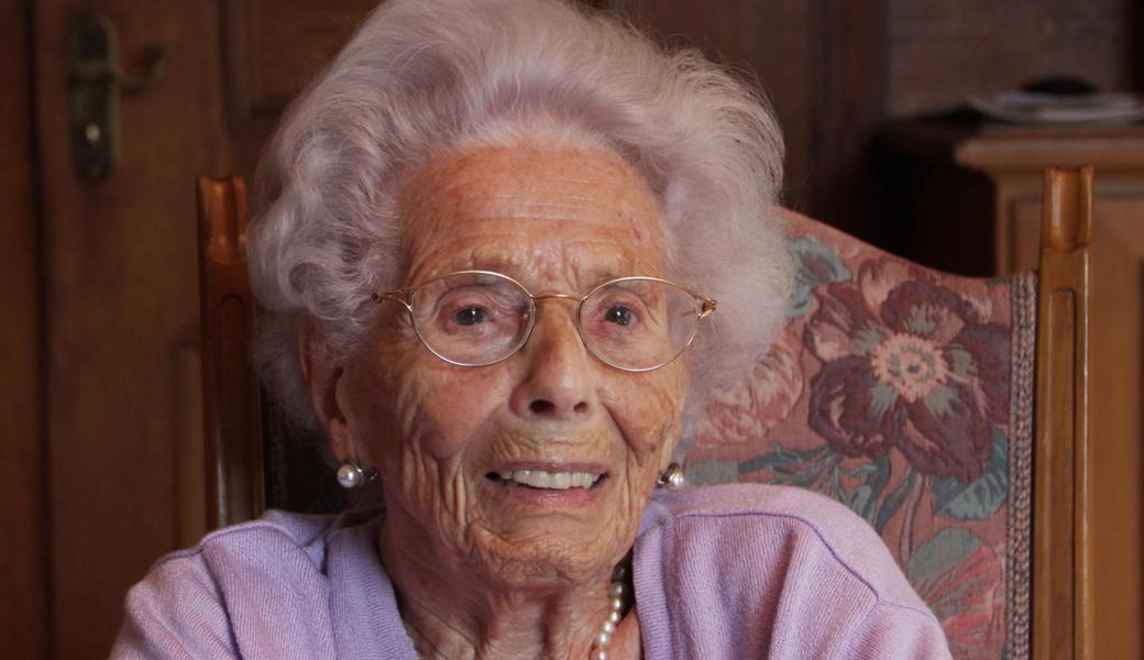 Lilly Stadler feiert ihren 100. Geburtstag.