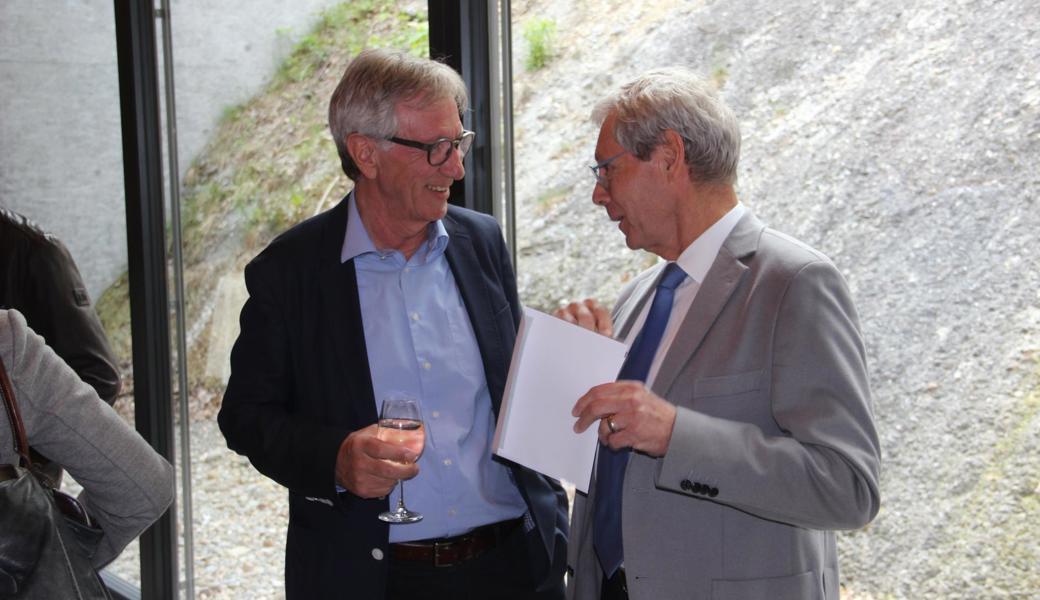 Karl Stadler (rechts) mit dem früheren EgoKiefer-CEO Thomas Gerosa.