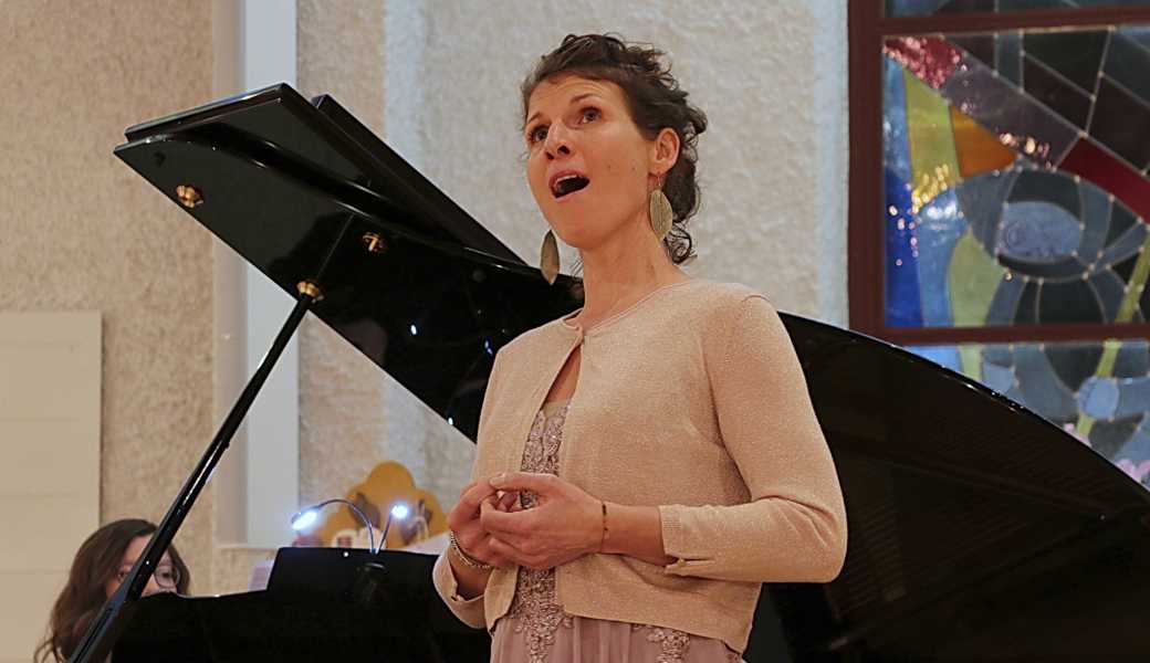 Sopranistin Isabell Marquardt interpretierte jüdische Lieder. 