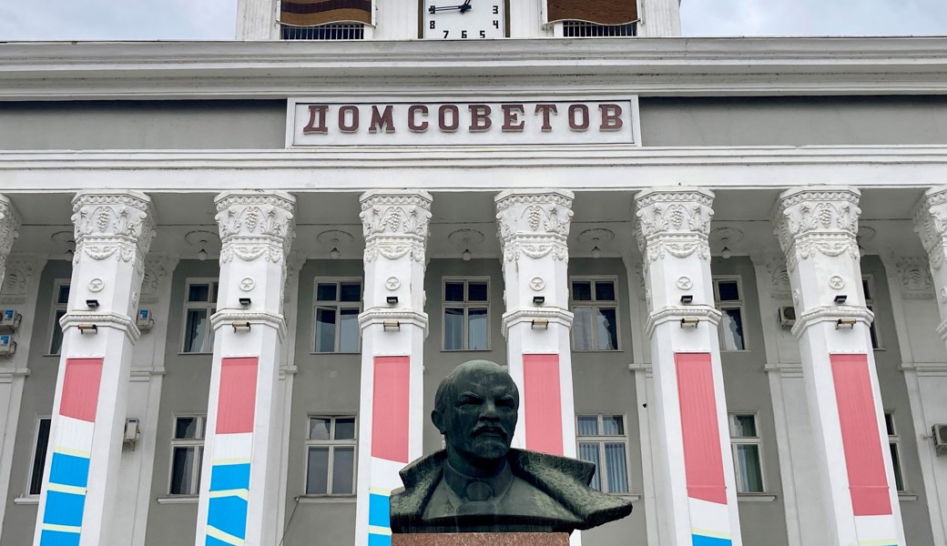 Eine Lenin-Statue in Tiraspol.