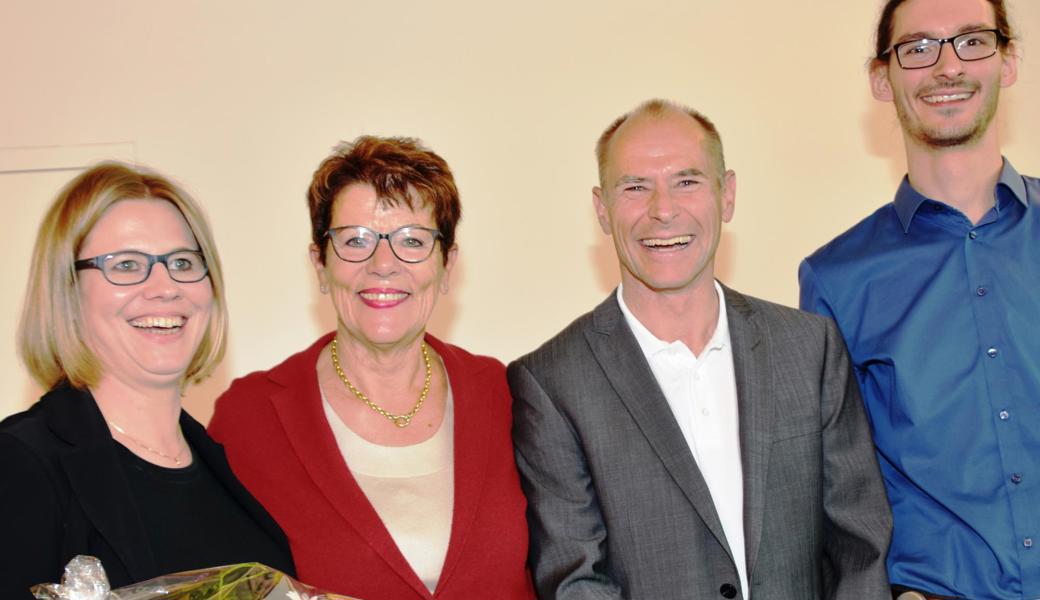 Jacqueline Eugster (v. l.), Marianne Koller-Bohl, Werner Brunner und Mauro Franchina.