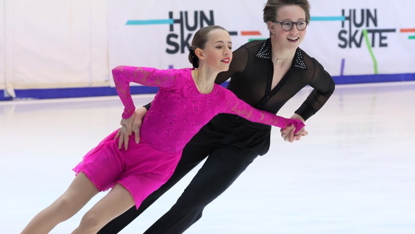 Leonie Woodtli und Timon Suhner zeigten in Budapest einen hervorragenden Wettkampf mit einer ausdrucksstarken Performance.