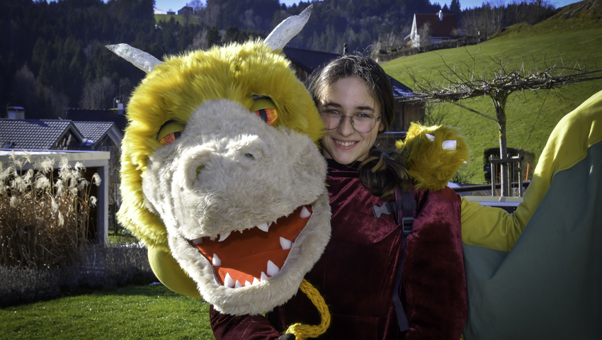 Letztes Jahr gewann Sara Müller aus Oberegg mit ihrem Drachenkostüm den Wettbewerb.