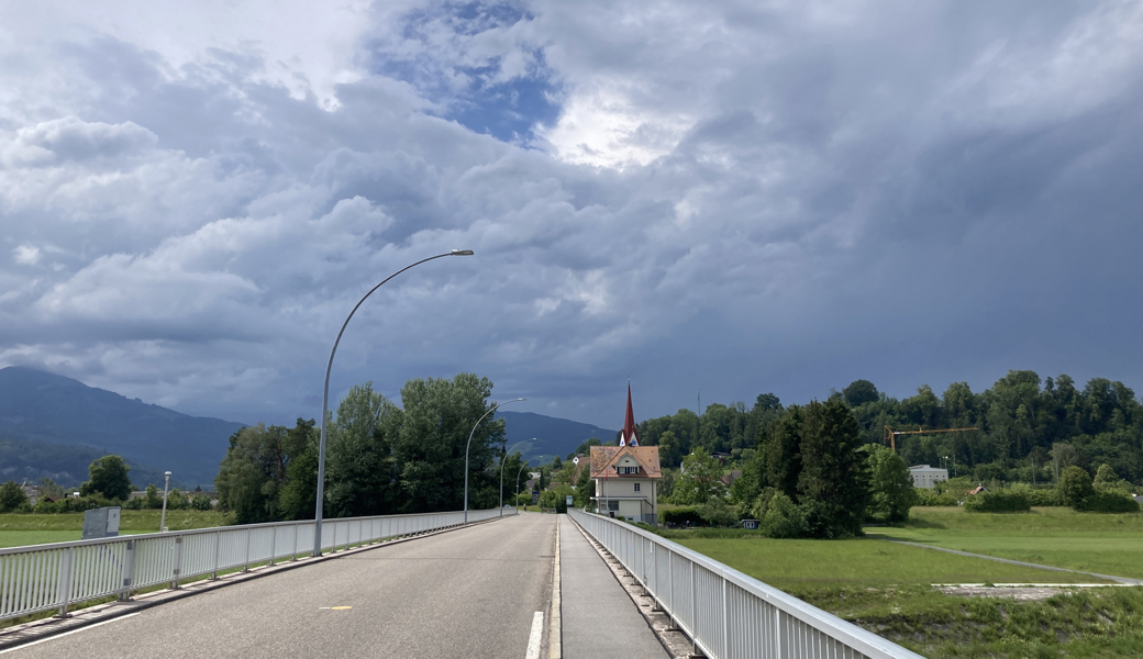 Die Rheinbrücke Montlingen-Koblach ist bald fertig saniert