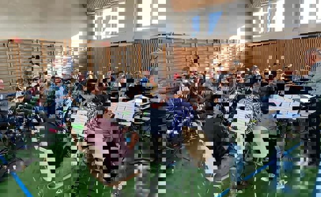 Ein Wochenende voller Musik und intensiven Proben