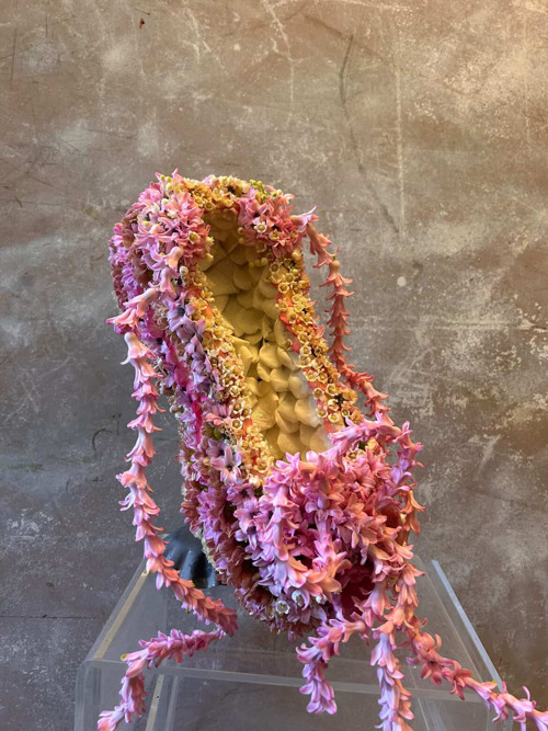 Der florale Ballettschuh von Kim Frei wurde sogar in der dänische Presse lobend erwähnt.
