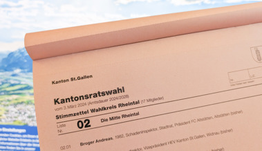 Kantonsratswahlen 2024: Liste Nr. 2 - Die Mitte Rheintal