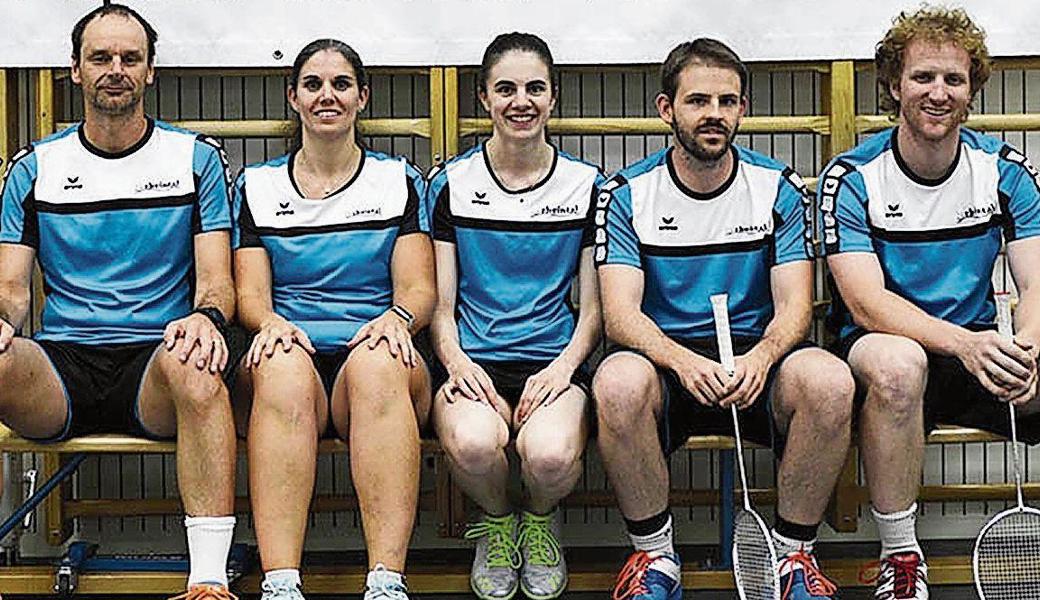 Team I legte einen Steigerungslauf hin und ist in Form (v. l.): Mischa Thurnherr, Tanja Omlin, Nina Eggenberger, Peter Loher und Michael Hutter. 