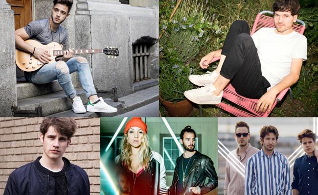 Luca Hänni, James Gruntz und  Damian Lynn kommen ins Rheintal