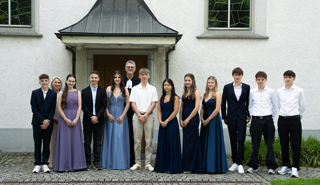 Elf Jugendliche aus Diepoldsau wurden konfirmiert. Elf Jugendliche aus Diepoldsau wurden konfirmiert.