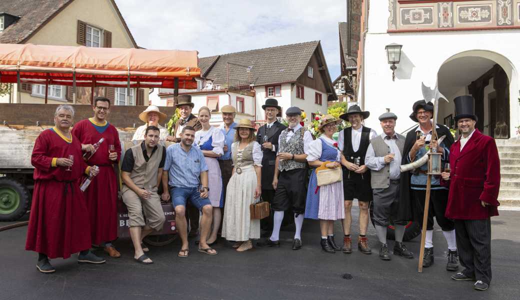 Das Organisationskomitee tourte durchs Rheintal (v.l.): Erich Gubelmann, Gino Kaufmann, Jürg Studer, Bea Gächter, Boris Niederer, Jules Gächter, Jasmin Niederer, Daniel Köppel, Katrin Köppel, Marcus Schnetzer, Markus Bänziger, Melanie Brunner, Björn Lutze, Urs Manzoni, Paul Koller und OK-Präsident Oliver Morandi.. 