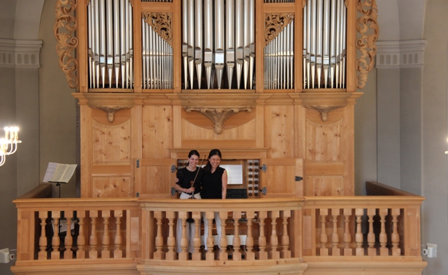 Orgel und Violine boten einen besonderen Hörgenuss