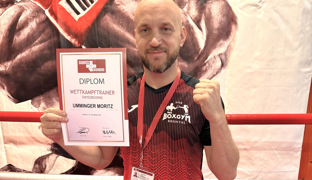 Moritz Umminger besteht Trainerprüfung von Swiss Boxing