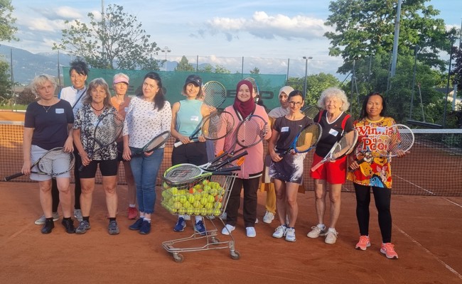 Der Frauentreff-Tennisplausch fand zum zehnten Mal statt