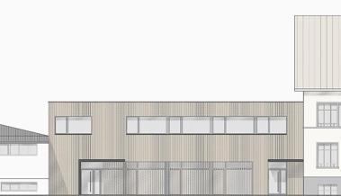 Zweistöckiger Mehrzweckbau