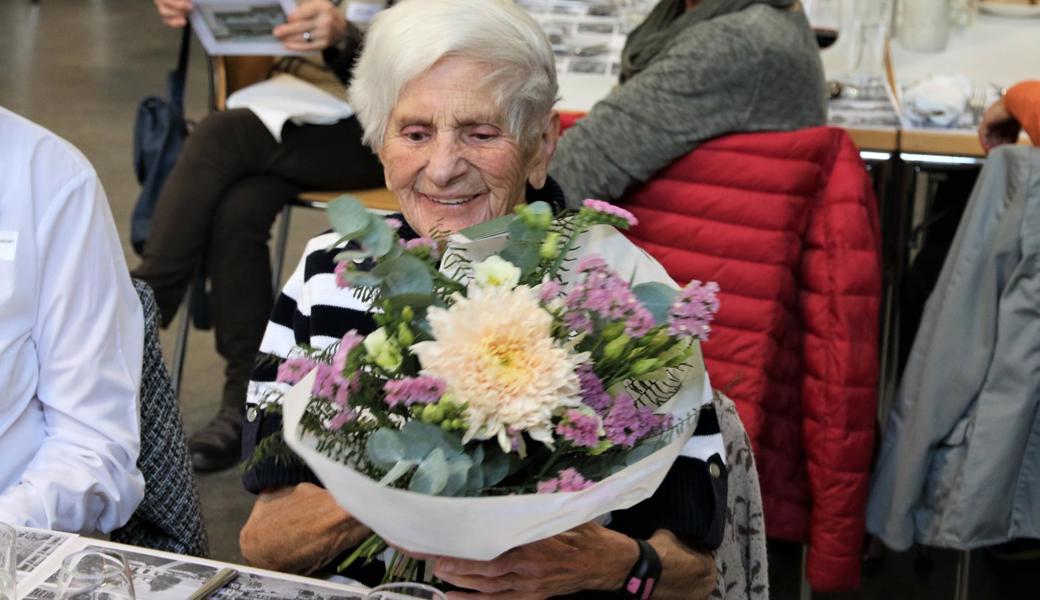 Die älteste Anwesende: Am 18. Juni wurde Josephina Thür 99. 