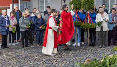 Pfarrei beging den Palmsonntag