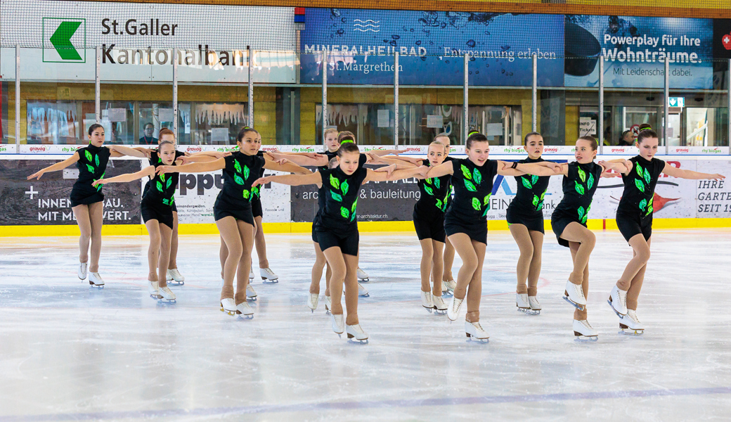 Die «Ice Spice» holten nach langer Wettkampfpause mit ihre Kür gleich den vierten Rang.