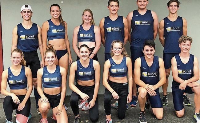 Athletic-Team des KTV Altstätten in neuem Dress