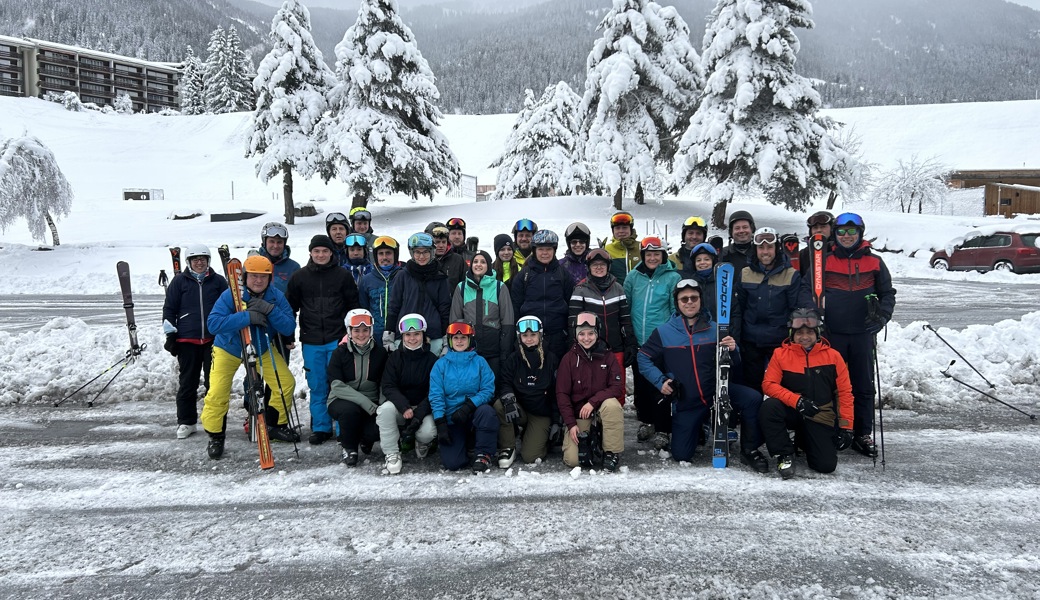 Gruppenfoto Skitag TSV Hinterforst