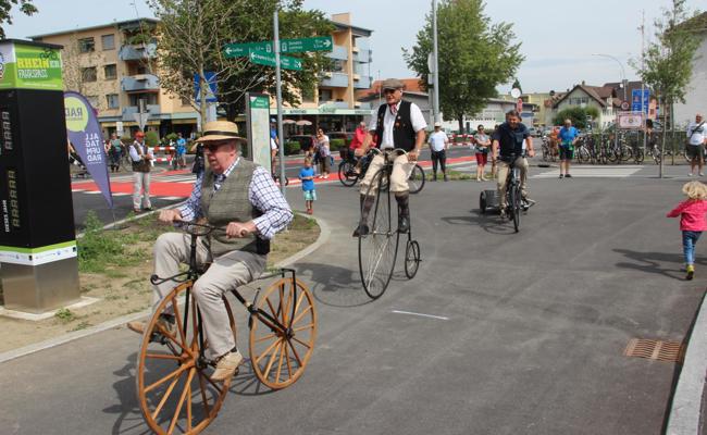Velofest auf der Grenzbrücke