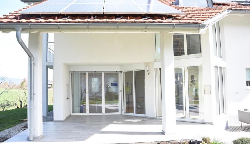 Der Sitzplatz vor dem Umbau