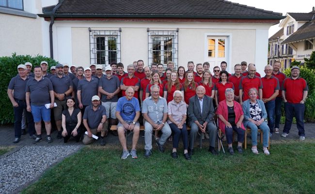 Ein gelungenes Ständchen für die Jubilierenden