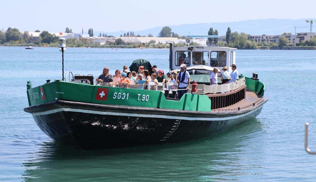 Die MS Altenrhein ist das älteste noch in Betrieb stehende Nutzschiff auf dem Bodensee.