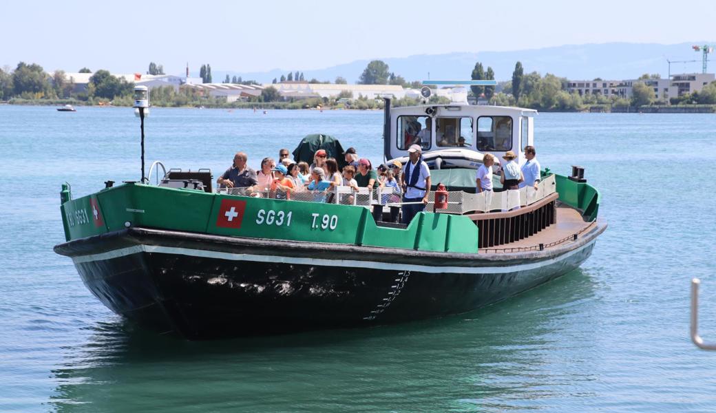 Die MS Altenrhein ist das älteste noch in Betrieb stehende Nutzschiff auf dem Bodensee.