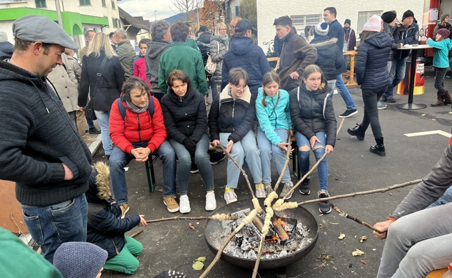 Diepoldsauer Novembermärtli trotz Zentrumsbaustelle top besucht