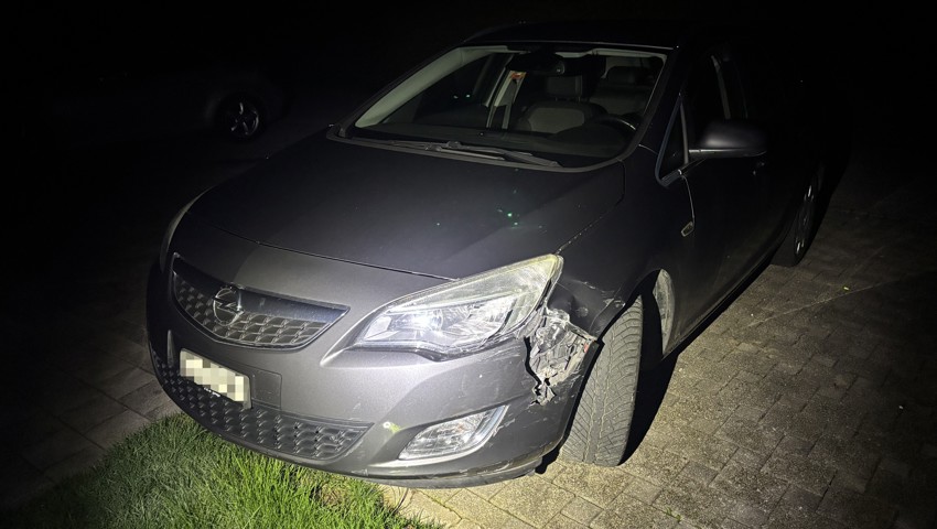 62-jähriger Mann ist in Autounfall verwickelt und fährt weiter, ohne sich um den Schaden zu kümmern