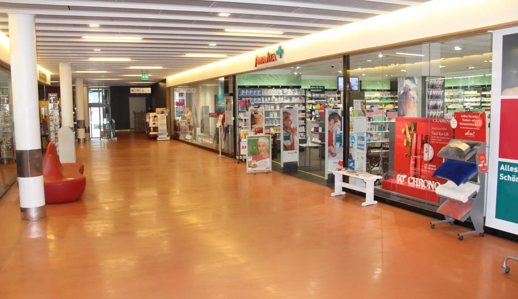 Die Amavita-Apotheke befindet sich seit dem Migros-Umbau vor zehn Jahren im Obergeschoss des Gebäudes.