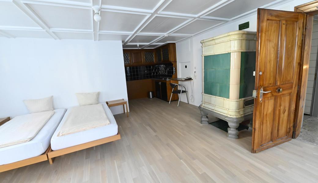 Dieser Raum im ersten Obergeschoss war wohl einmal das Säli des "Untertors". Es könnte wieder zum Frühstücksraum für Hotelgäste werden.