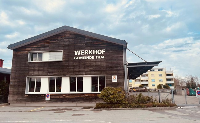 Neuer Standort der Kita über dem Werkhof in Staad