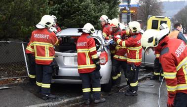 Stop-Signal missachtet: Crash