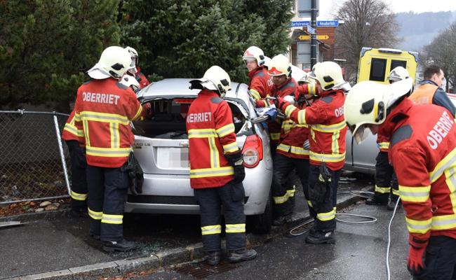 Stop-Signal missachtet: Crash