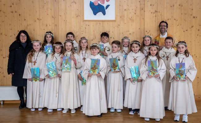 16 Kinder feierten am Weissen Sonntag ihre Erstkommunion