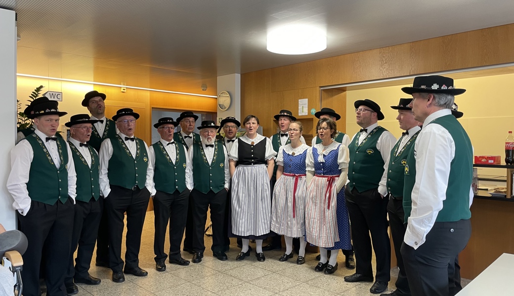Ein Jodellied in der Caféteria Haus Sonnengarten