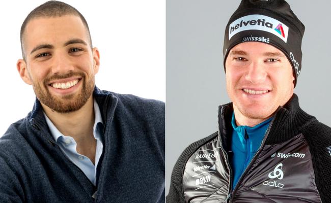 Kariem Hussein und Dario Cologna in Altstätten