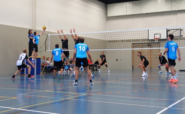 Rheno Volley: Männer mit Spitzenspiel, Frauen gegen das Schlusslicht