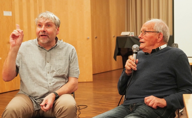 Willy Gasser war 60 Jahr lang Bestatter und nun Gast am Neugass-Treff