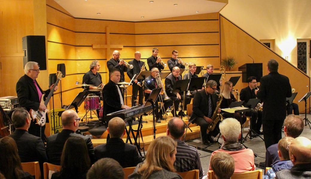 Am Sonntagabend trat die SSC Big Band...