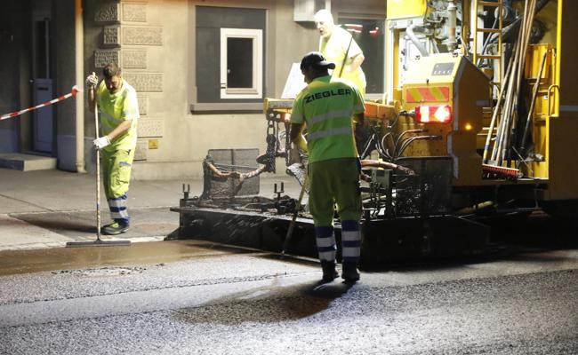 Über Nacht kam der leise Belag
