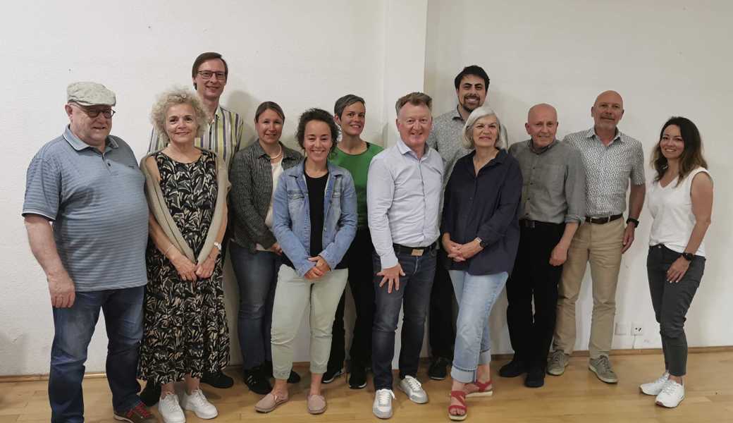 Vorstand der SP Rheintal (von links): Felix Mühlebach, Edith Hasler, Utz Recke, Rabea Huber, Karin Hasler (Präsidentin), Michèle Zutter, Jean-Pierre Chérau, Armin Hanselmann, Irma Graf, Renato Werndli, Remo Maurer und  Tanja Schneider.  