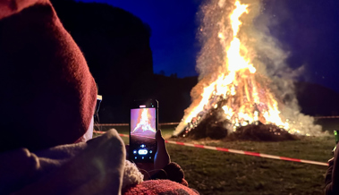 Mooser Funken ist abgesagt - der Föhn ist Schuld