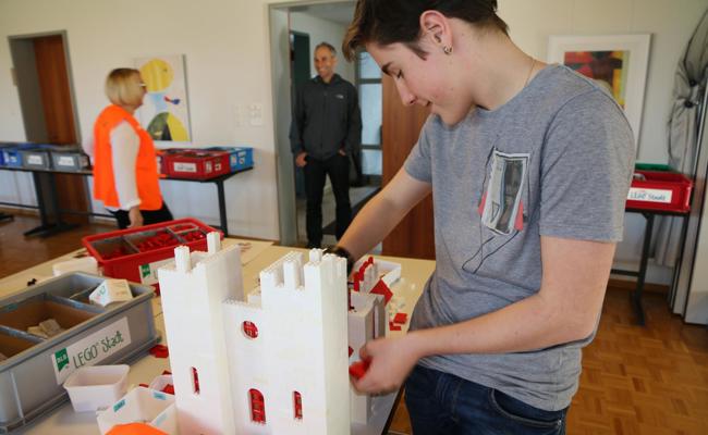 Mit Lego eine Stadt gebaut