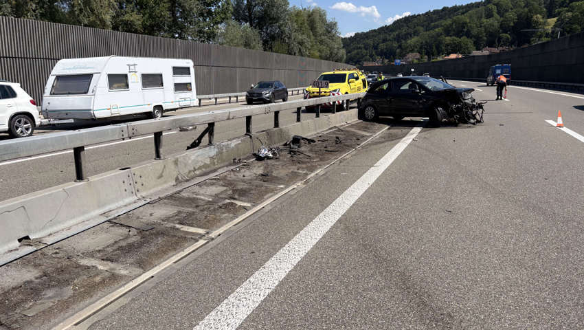 Der Stau dauerte etwa zwei Stunden.